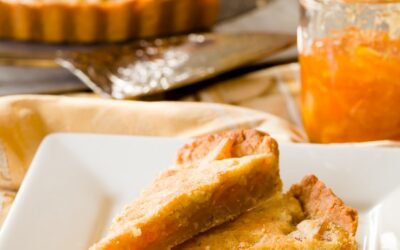 Tarta de mermelada – Tarta de naranja fácil con costra de miel salada