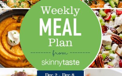 Plan de comidas Skinnytaste (2 de diciembre-8 de diciembre)