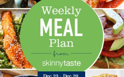 Plan de comidas Skinnytaste (23 de diciembre-29 de diciembre)