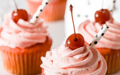 Shirley Temple Cupcakes – Los mejores cupcakes de cóctel virgen