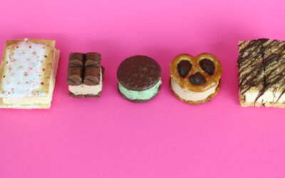 5 sándwiches de helado