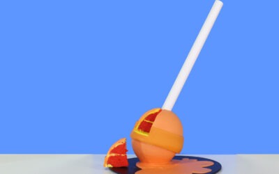 Pastel de piruleta de fusión