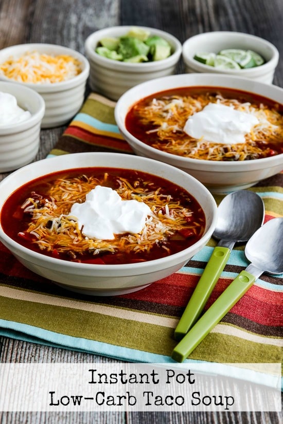 Sopa instantánea de tacos bajos en carbohidratos (o estufa) (video)