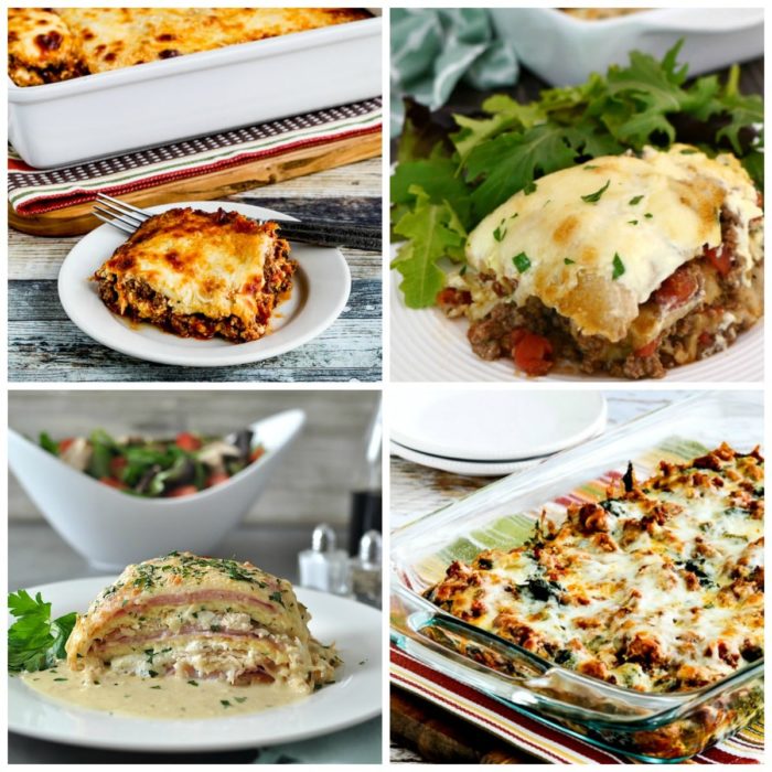 Diez increíbles recetas de lasaña baja en carbohidratos