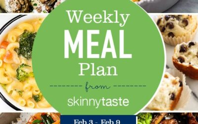 Plan de comidas para bajar de peso de 7 días (del 3 de febrero al 9 de febrero)