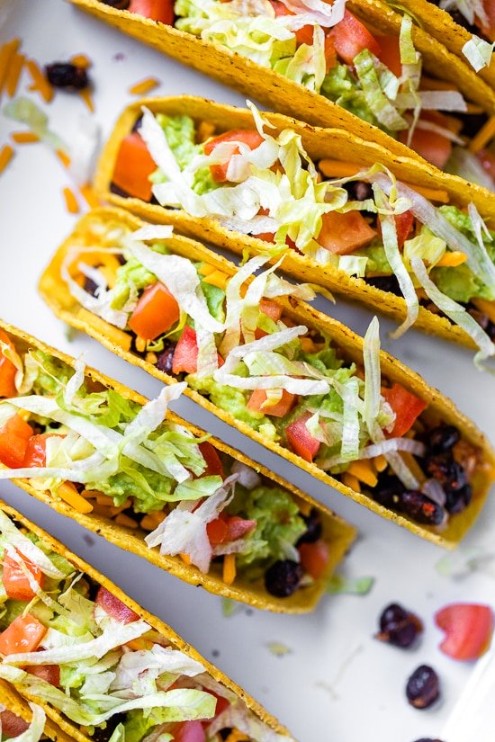 Tacos Vegetarianos de Frijoles Negros – Skinnytaste
