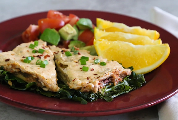 Cazuela de Enchilada Vegetariana Cremosa | VegKitchen