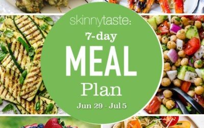 Plan de comidas saludables de 7 días (29 de junio al 5 de julio)