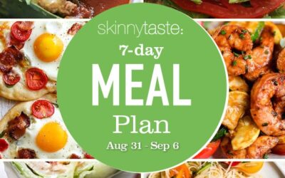 Plan de comidas saludables de 7 días (31 de agosto al 6 de septiembre)
