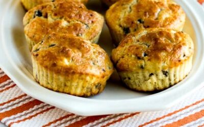 Muffins de desayuno de requesón con champiñones y queso feta – Kalyn’s Kitchen