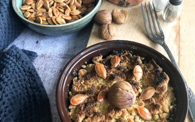 Crumble de otoño de calabaza y castañas: receta de crumble de otoño de calabaza y castañas