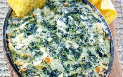 Cheddars de salsa de espinacas de Santa Fe