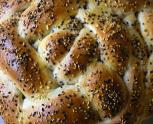 Pan de Cebolla Trenzado
