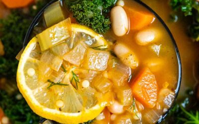 Sopa de frijoles blancos realmente buena