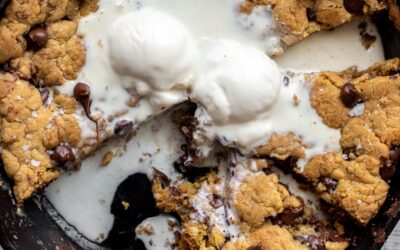 Galleta de sartén con chispas de chocolate – Sartén de galletas con chispas de chocolate