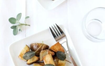 Papas Asadas con Salvia y Mantequilla Morena
