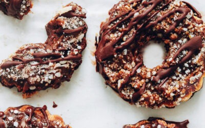Samoas veganas sin gluten (¡9 ingredientes!)