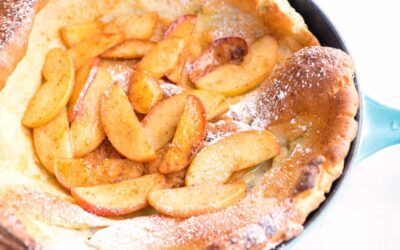 Panqueque holandés de manzana con especias