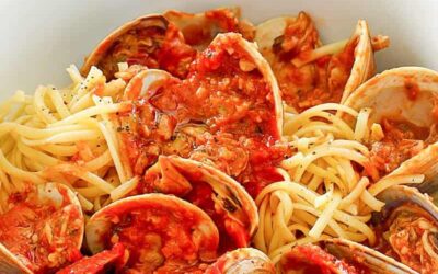 Receta fácil de salsa de almejas rojas