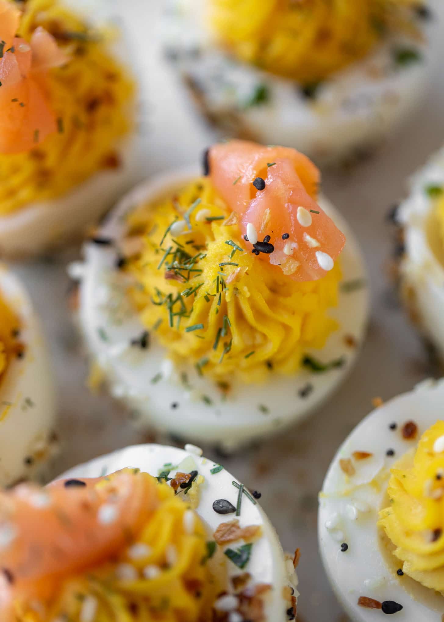 Huevos rellenos de salmón ahumado – Todo Huevos rellenos de salmón ahumado