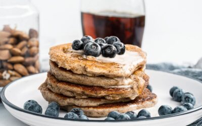 Panqueques veganos de harina de almendras