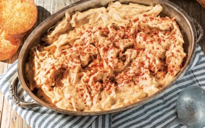 Dip vegano de cangrejo y yaca