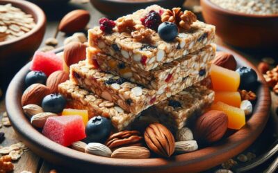 Barras de Granola con Frutas Secas