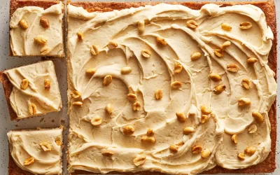 Pastel de mantequilla de maní