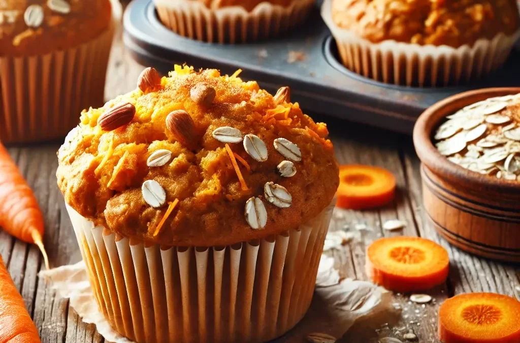 Muffins de Zanahoria y Avena