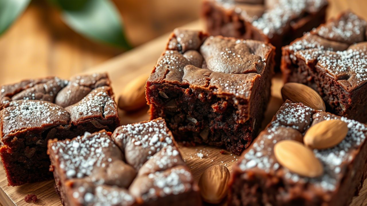 Brownies Sin Gluten de Almendras