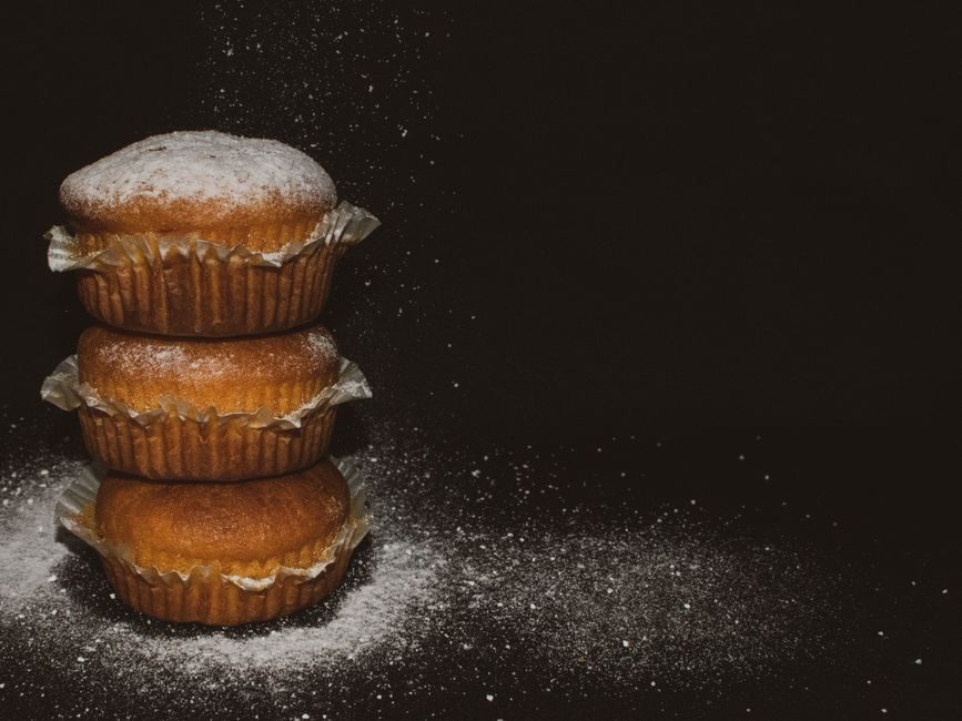 Magdalenas de fondo negro bajas en carbohidratos – Blog diario de magdalenas